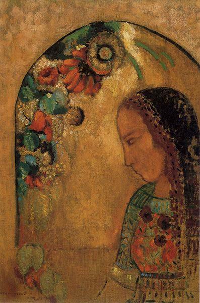 Lady of the Flowers, Odilon Redon